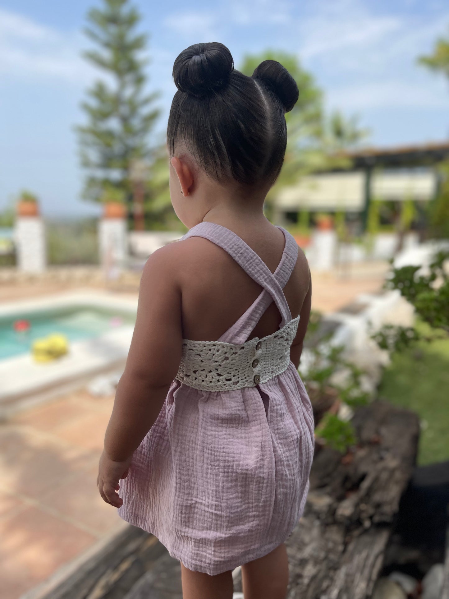 Conjunto Hanoi Rosa empolvado