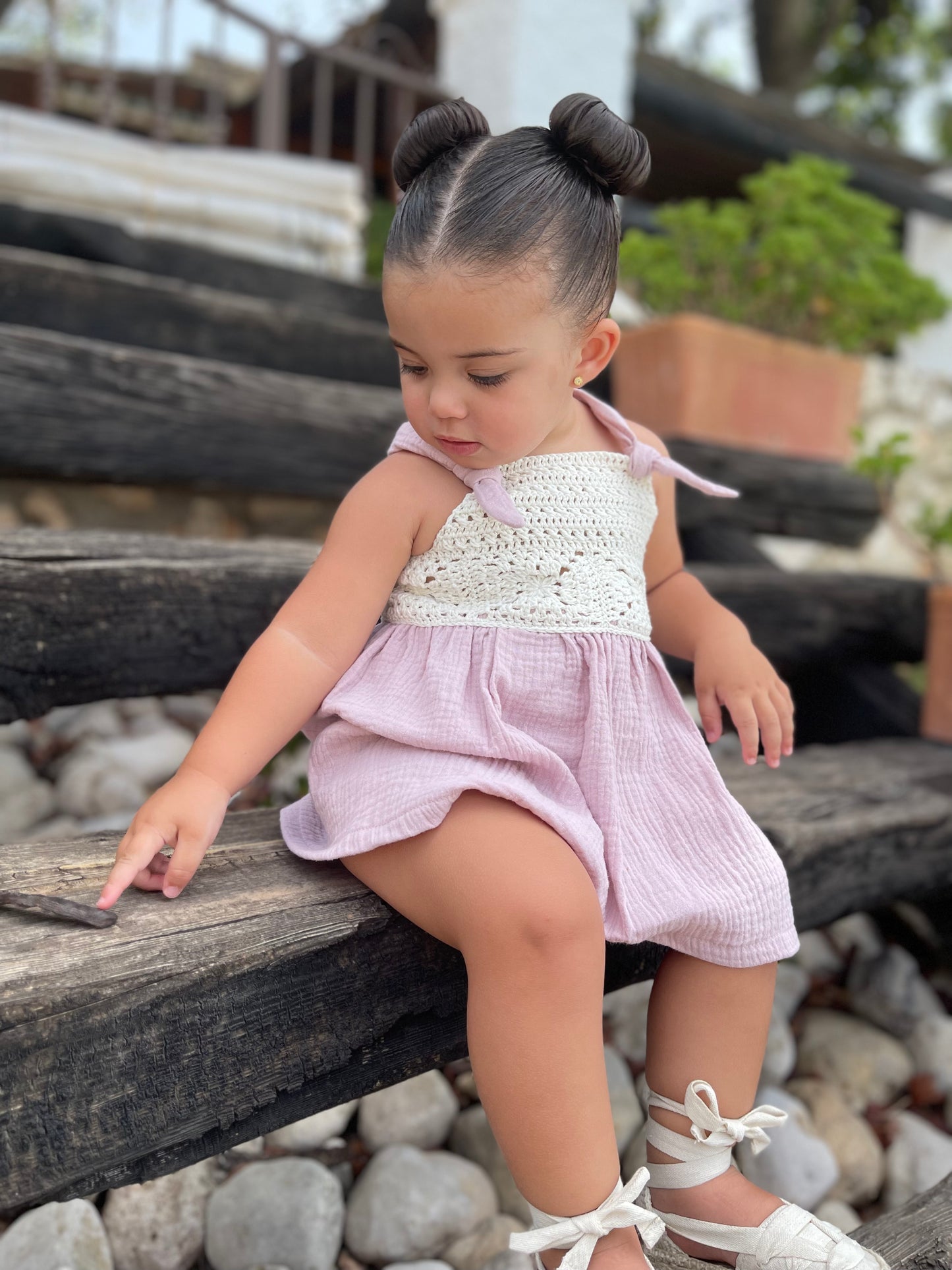 Conjunto Hanoi Rosa empolvado